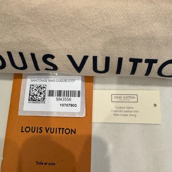 Louis Vuitton Saintonge Monogram Coquelicot M43556 - Picture 16 of 16